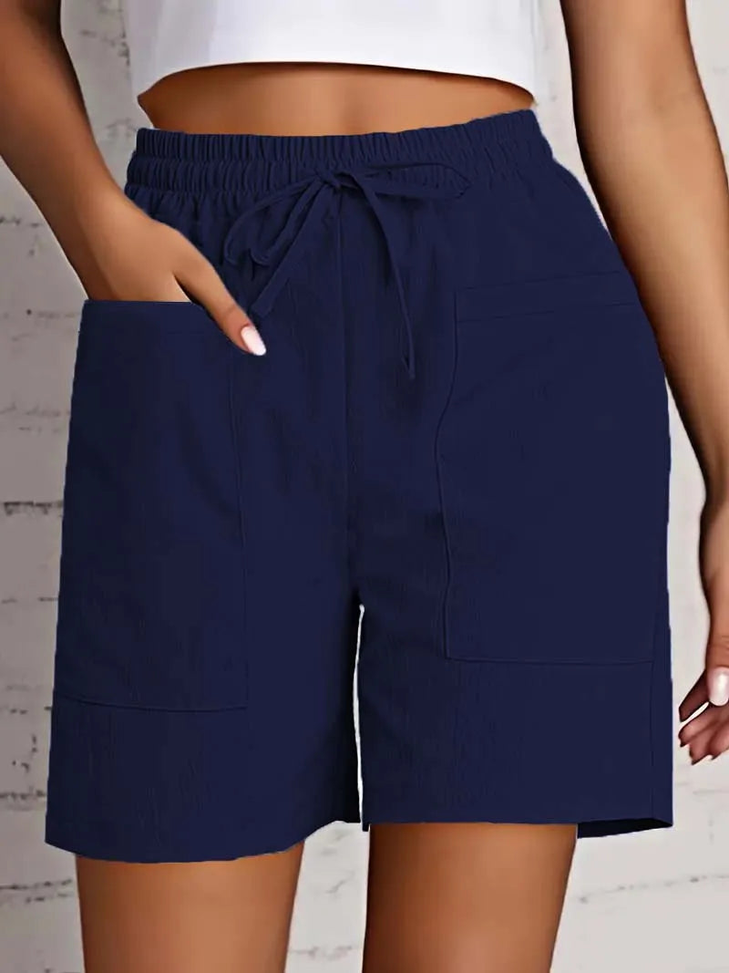 Alcyone | Women's Casual High Waist Summer Shorts