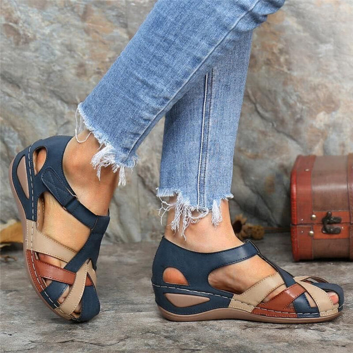Azelith | Women's Woven Cutout Wedge Sandals