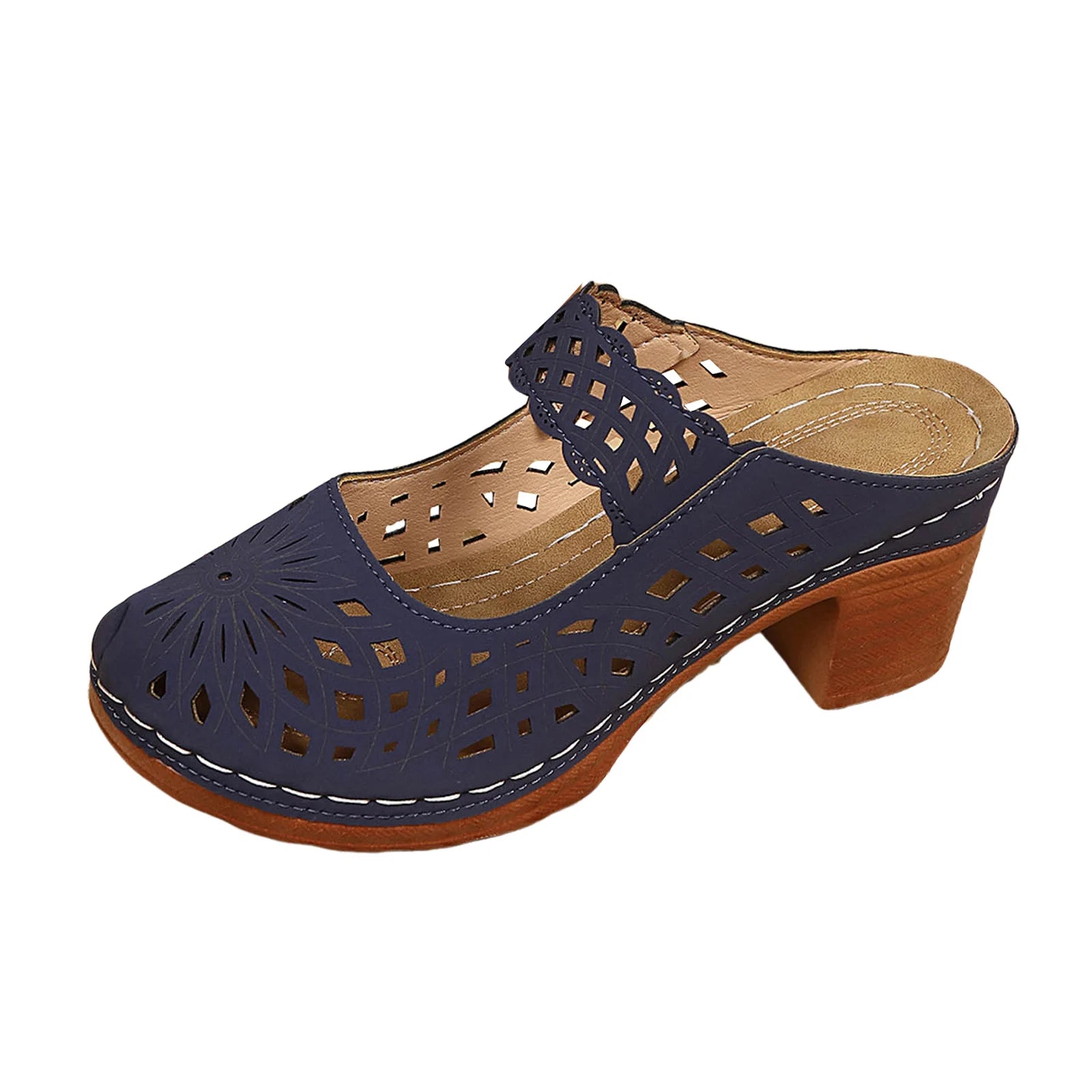 Ellery | Women's Stylish Heeled Open Summer Clogs