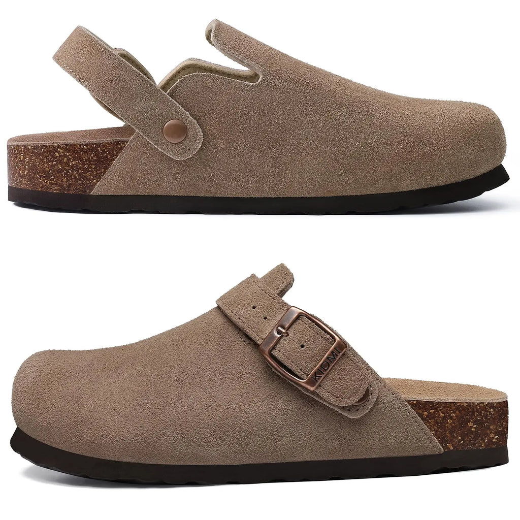 Nyssa | Women's Casual Slip-On Clogs with Adjustable Buckle Strap