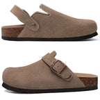 Nyssa | Women's Casual Slip-On Clogs with Adjustable Buckle Strap