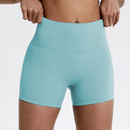 Dervla | Women's High Waist Slim Fit Yoga Shorts