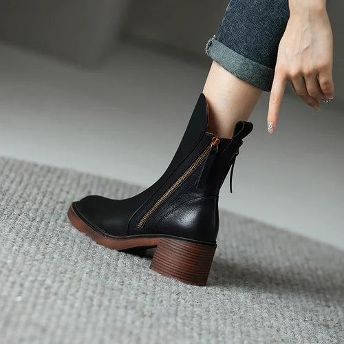 Aurelia | Women's Block Heel Ankle Boots
