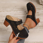 Ellery | Women's Stylish Heeled Open Summer Clogs