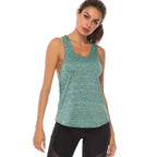 Desmond | Women's Deep Back Racerback Longline Sport Tank Top