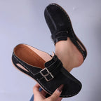 Fallon | Women's Classic Strapped Slip On Clogs with Buckle Detail