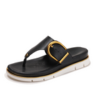 Hana | Women's Cushioned Buckle Thong Sandals