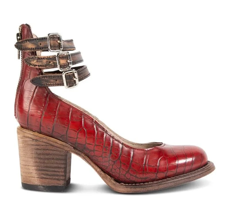 Debora | Women's Block Heel Strap Shoes