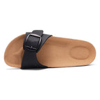 Isolde | Women's Casual Slide Sandals with Buckle Detail
