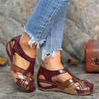 Azelith | Women's Woven Cutout Wedge Sandals