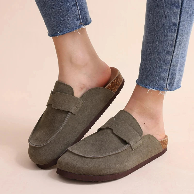 Emory | Women's Classic Slip-On Clogs with Suede Finish