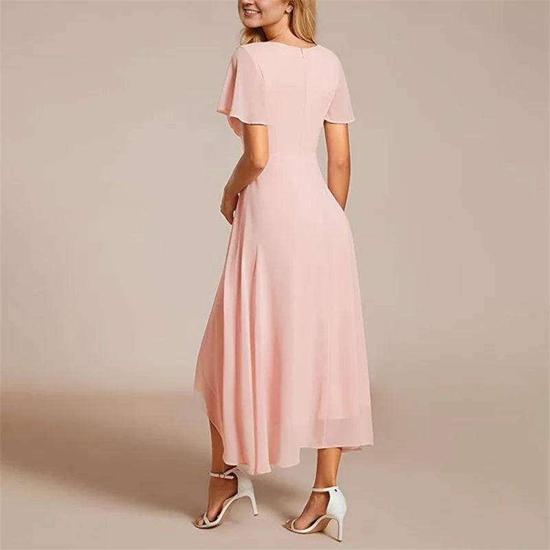 Ismey | Women's Flowing Summer Midi Dress