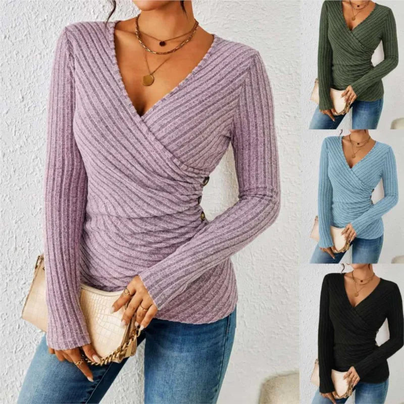 Grace & Jess | Women’s Tummy-Tucking Long Sleeve Top