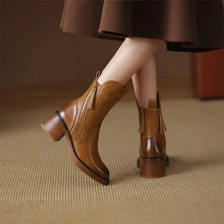 Aurelia | Women's Block Heel Ankle Boots