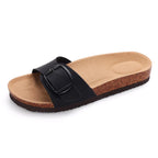 Isolde | Women's Casual Slide Sandals with Buckle Detail