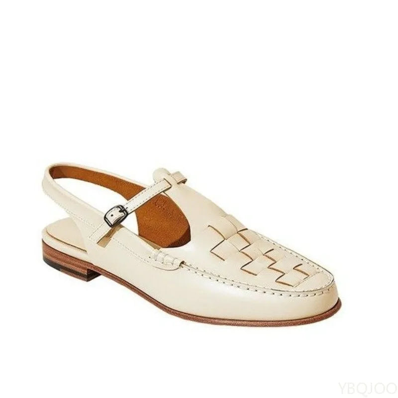 Anouk | Women's Classic Mary Janes with Woven Detail