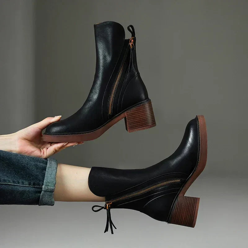 Aurelia | Women's Block Heel Ankle Boots