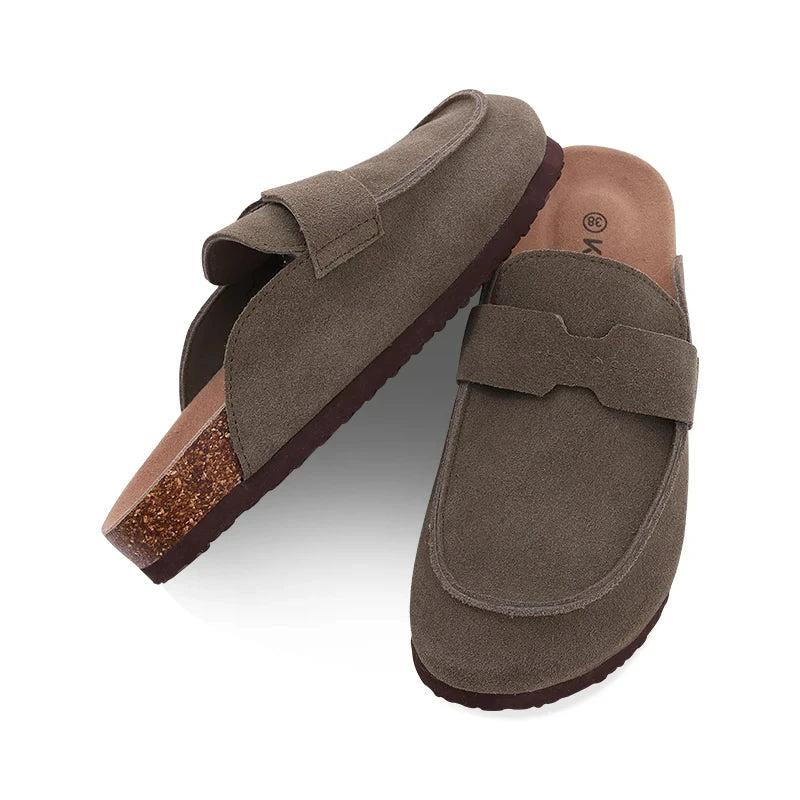 Emory | Women's Classic Slip-On Clogs with Suede Finish