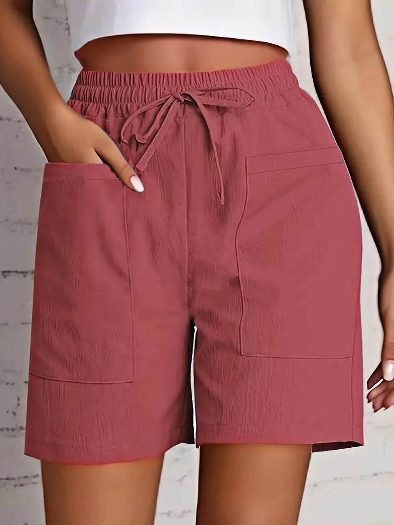 Alcyone | Women's Casual High Waist Summer Shorts