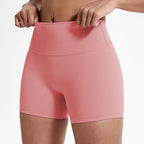 Dervla | Women's High Waist Slim Fit Yoga Shorts