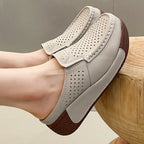 Sariah | Women's Slip-On Slide In Clogs with Perforated Design