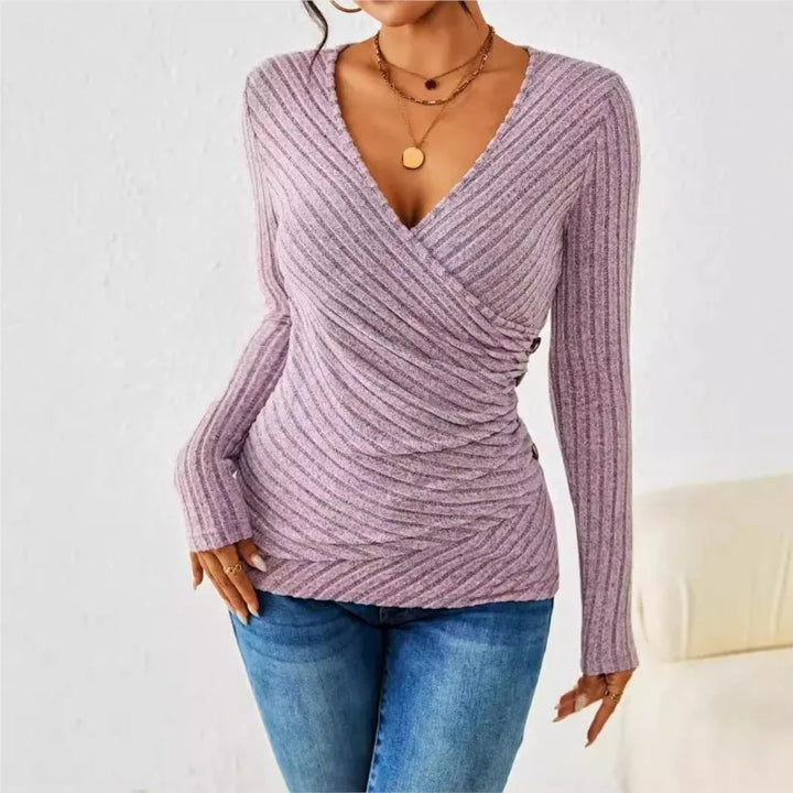 Grace & Jess | Women’s Tummy-Tucking Long Sleeve Top