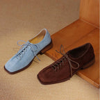 Imogen | Women's Vintage Square Toe Suede Mary Janes