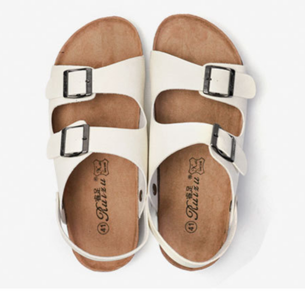 Rowan | Women's Stylish Two-Strap Buckle Sandals with Slingback