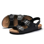 Rowan | Women's Stylish Two-Strap Buckle Sandals with Slingback