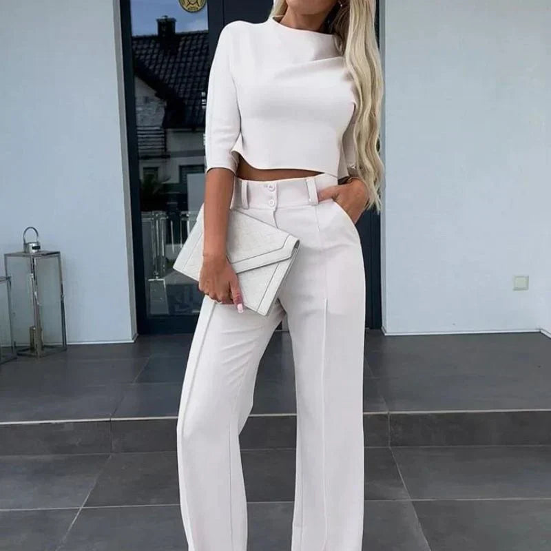 Ada | Women's Matching Top and Trousers Set