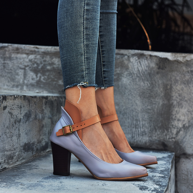 Rebeca | Women's Block Heel Mary Jane Shoes