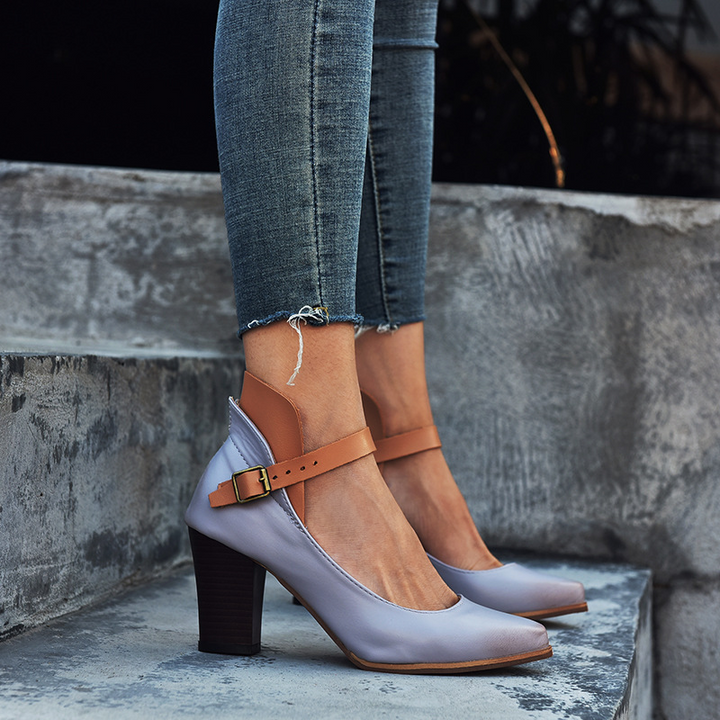 Rebeca | Women's Block Heel Mary Jane Shoes