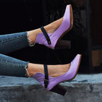 Rebeca | Women's Block Heel Mary Jane Shoes