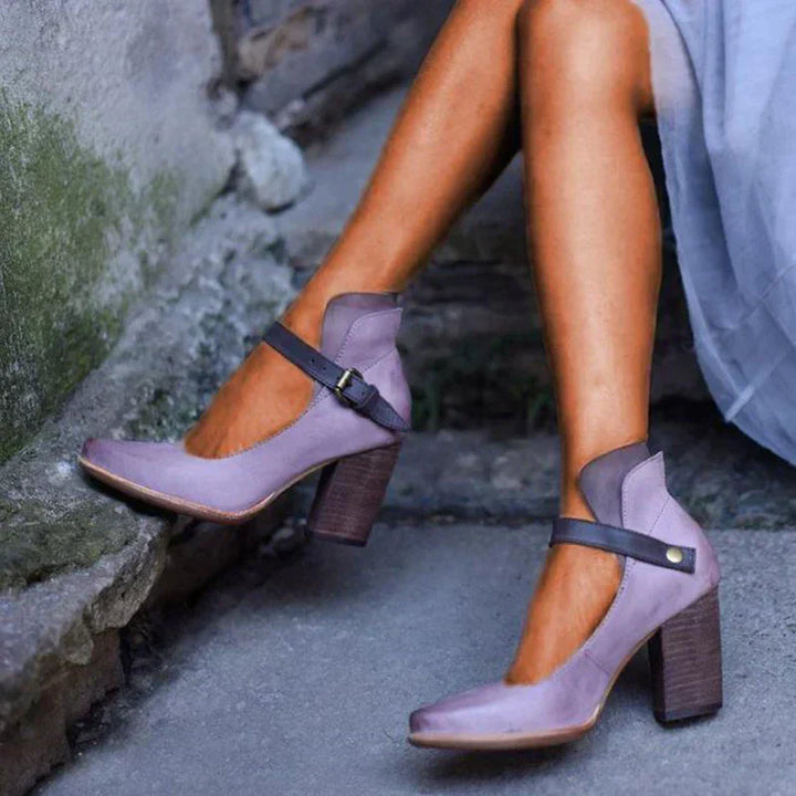 Rebeca | Women's Block Heel Mary Jane Shoes