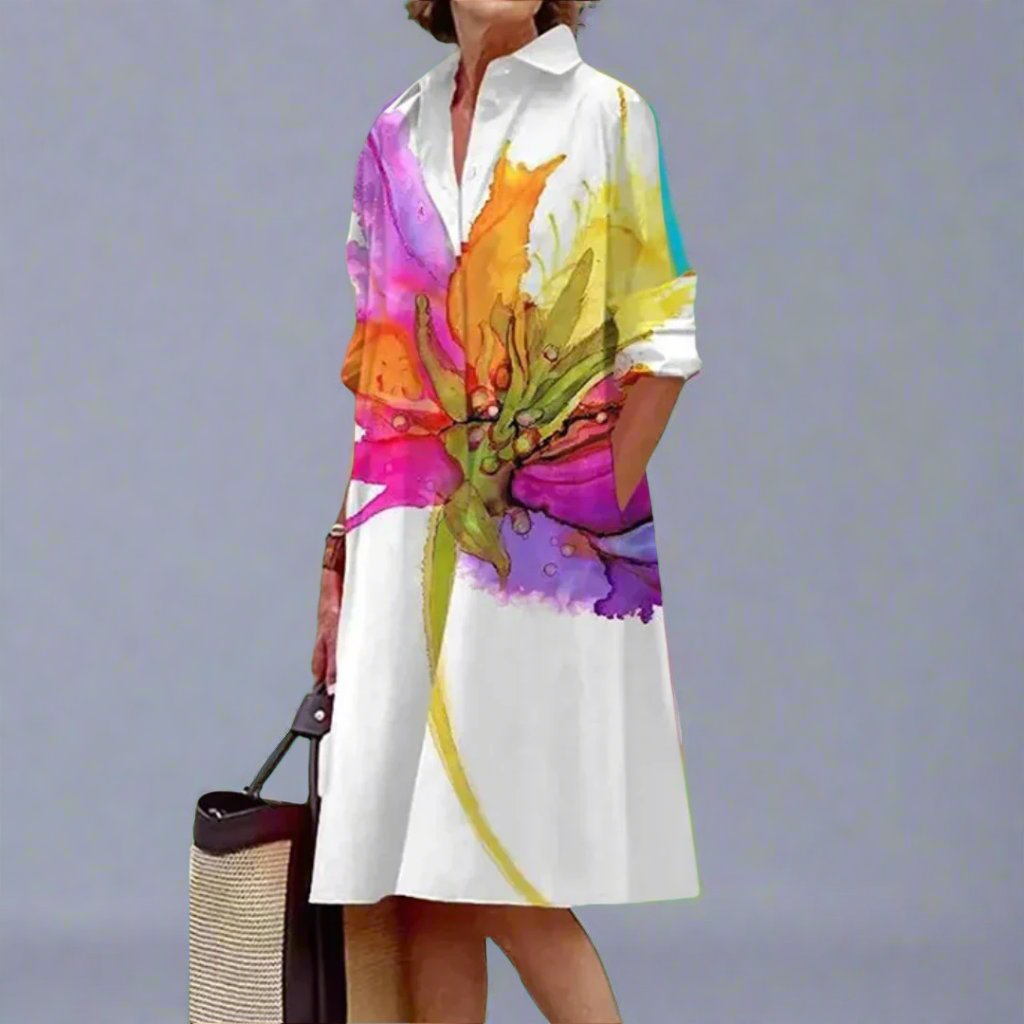 Victoria | Women's Button Front Summer Dress