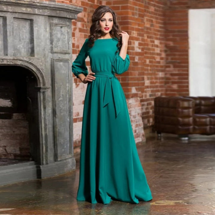 Annabelle | Women's Long Sleeve Maxi Dress