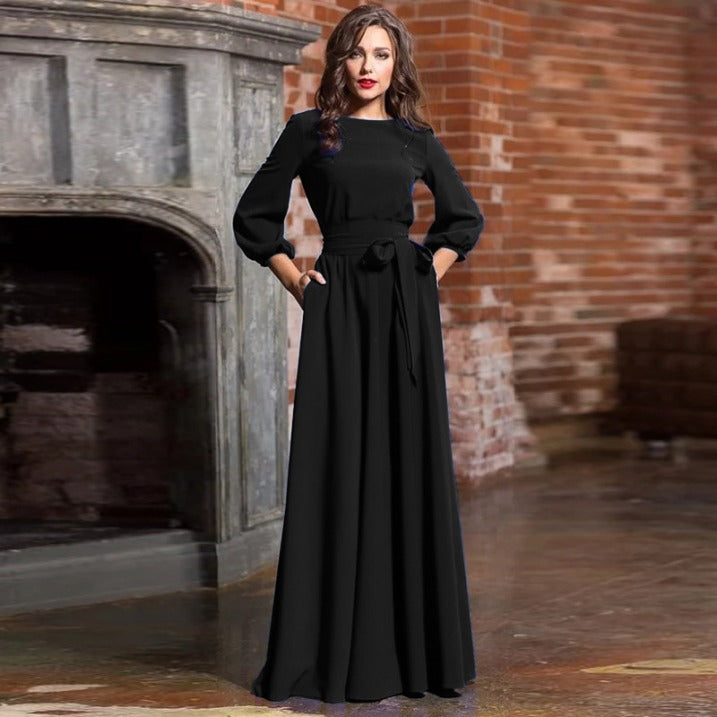 Annabelle | Women's Long Sleeve Maxi Dress