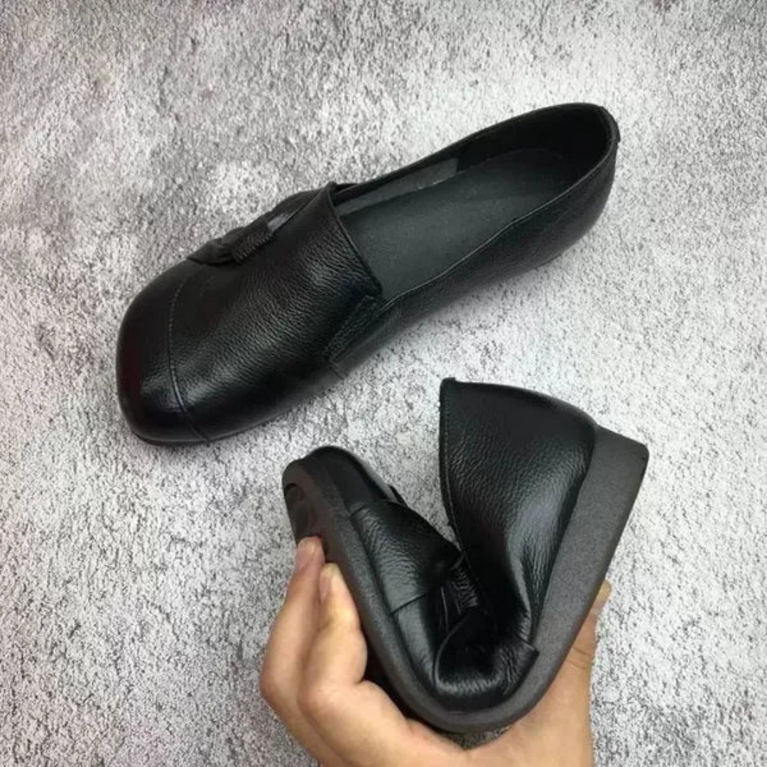 Zafielle | Women's Bow Detail Slip-On Flat Loafers