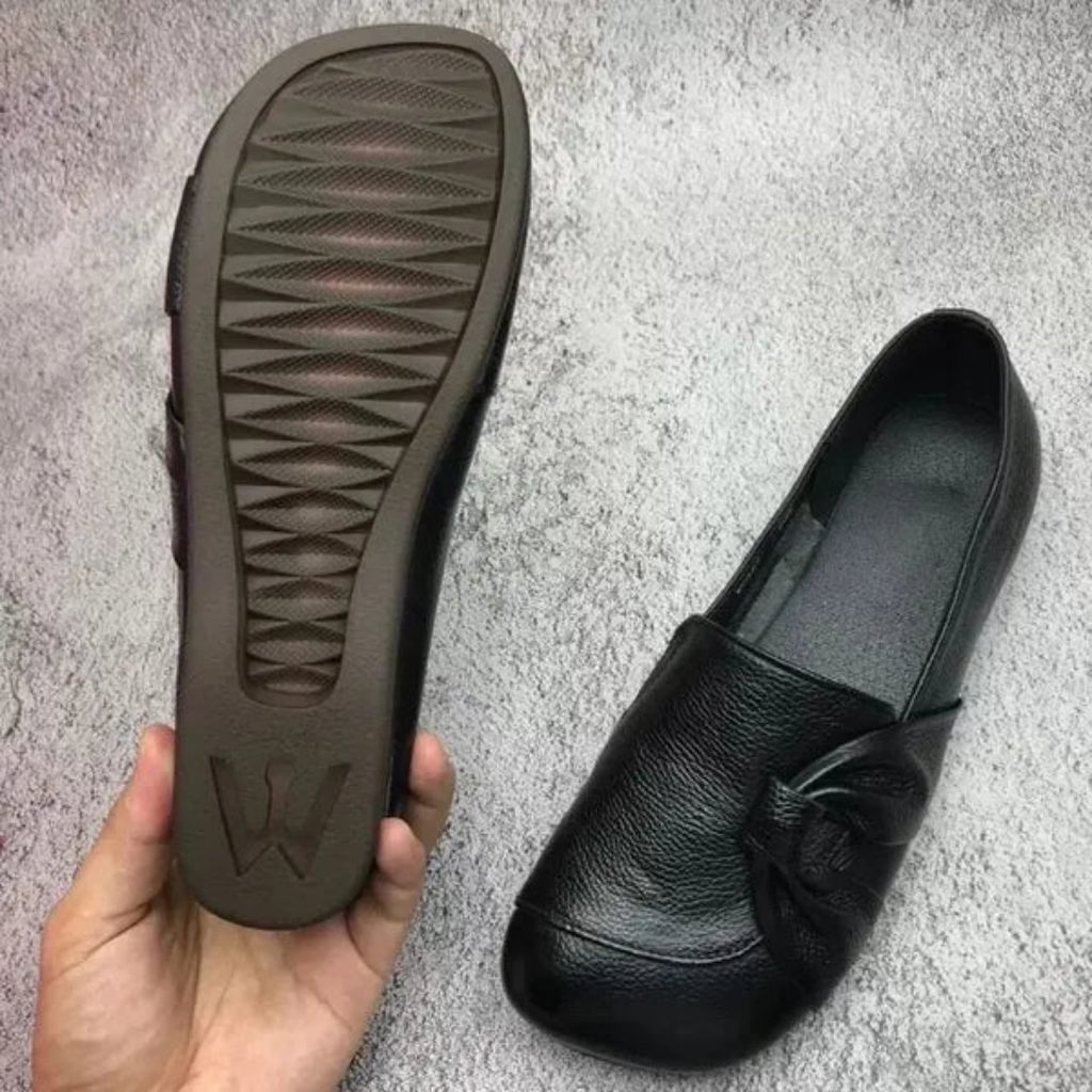 Zafielle | Women's Bow Detail Slip-On Flat Loafers