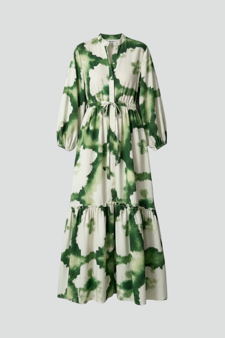 Anika | Women's Printed Long Sleeve Maxi Dress