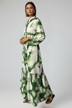 Anika | Women's Printed Long Sleeve Maxi Dress