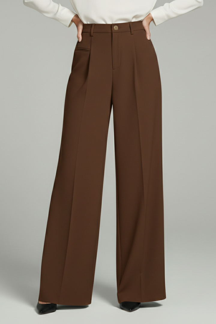 Bronte | Women's Wide Leg Casual Palazzo Trousers