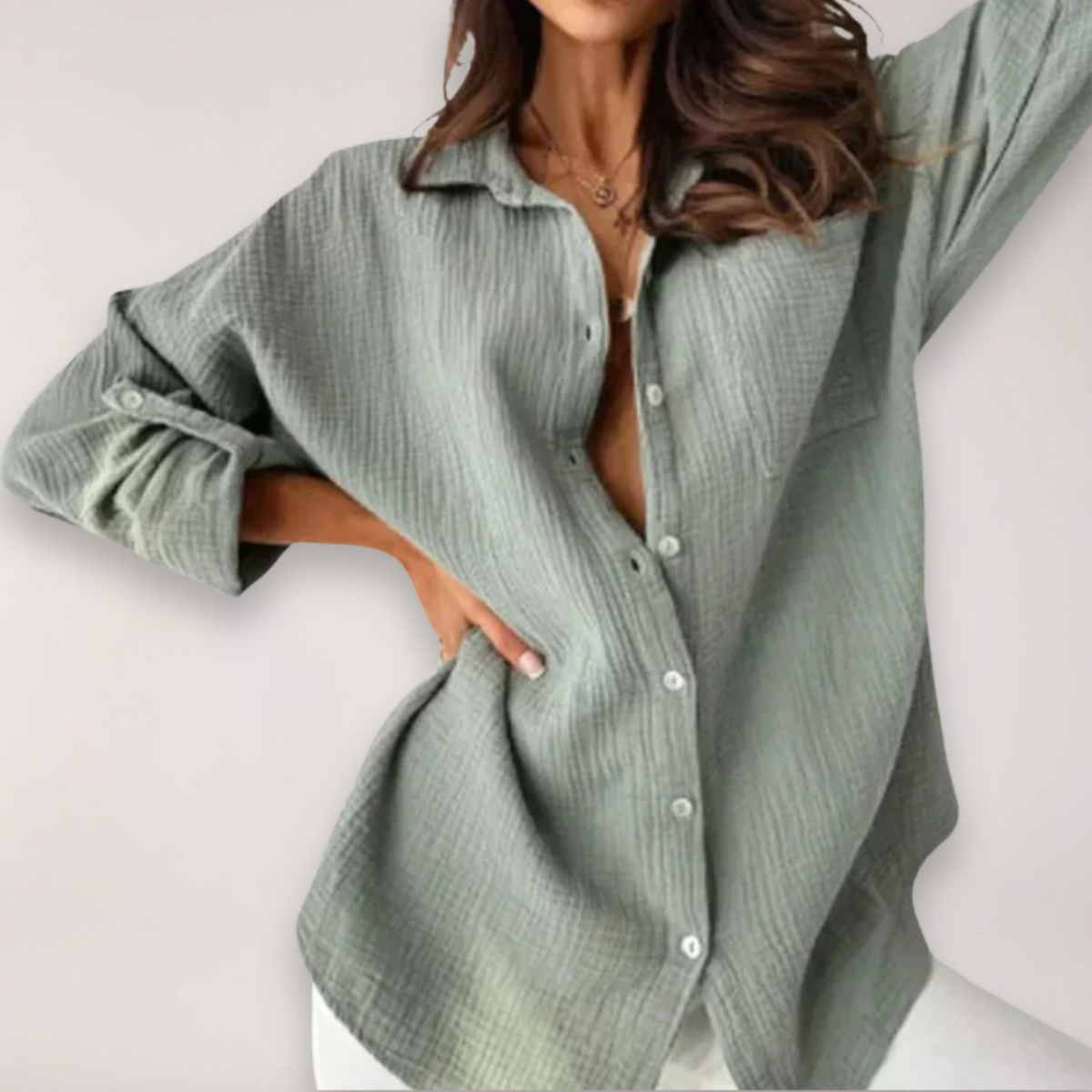 Sorcha | Women's Relaxed Button Up Shirt