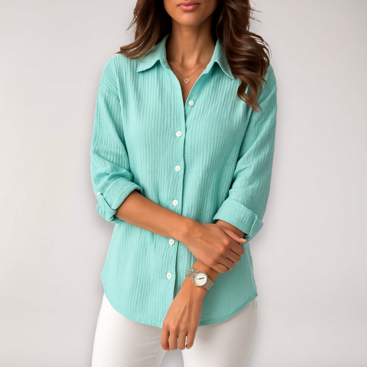 Sorcha | Women's Linen Button Up Shirt
