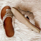Ismera | Women's Toe Ring Slip-On Boho Summer Slides