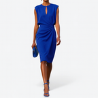 Jessamine | Women's Draped Waist Midi Dress