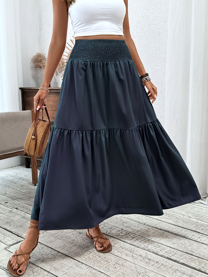 Grace & Jess | Tiered Floral Maxi Skirt