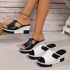 Soren | Women's T-Bar Platform Wedge Sandals