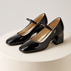 Annika | Women's Elegant Block Heel Mary Janes
