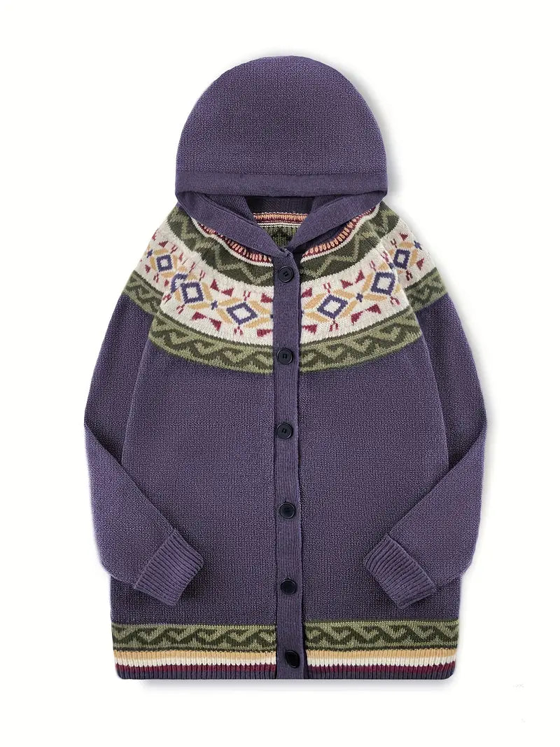 Grace & Jess | Casual Hooded Cardigan